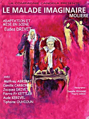 affiche_malade_2012 affiche de théâtre le malade imaginaire