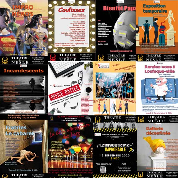 affiches-visuel-2020 Spectacles cours de théâtre 2020