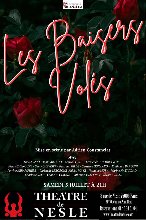 Les-baisers-volés-site Spectacle cours Candela 2025